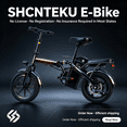 thumbnail image 7 of 14IN Clearance Sale Portable Folding Ebike, 500W Peak Motor up to 20mph, 30Mile Removable Battery, UL 2849, 7 of 7