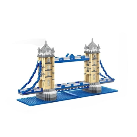 BrixVibe London Tower Bridge Building Set Compatible with Lego Architecture Collectible Model for Teems Adults