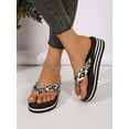 thumbnail image 4 of Women's Fashionable Leopard Print Slippers, Versatile, 4 of 5