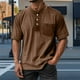 thumbnail image 1 of pstuiky camisetas de hombre, Blusas/camisetas casuales de verano para hombre, de color liso y cuello redondo camisetas de hombre l, 1 of 6