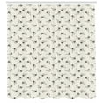 thumbnail image 3 of Ambesonne Kites Shower Curtain, Hand Drawn Flying Kites, 69"Wx70"L, Charcoal Grey Eggshell, 3 of 3