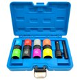 thumbnail image 1 of 1/2-Inch-Drive Impact Socket Set, 6 Pieces CR-MO Flip Socket Set, Non-Marring & Thin Wall Lug Nut Socket Set for Car, SAE and Metric Sizes, 1 of 7