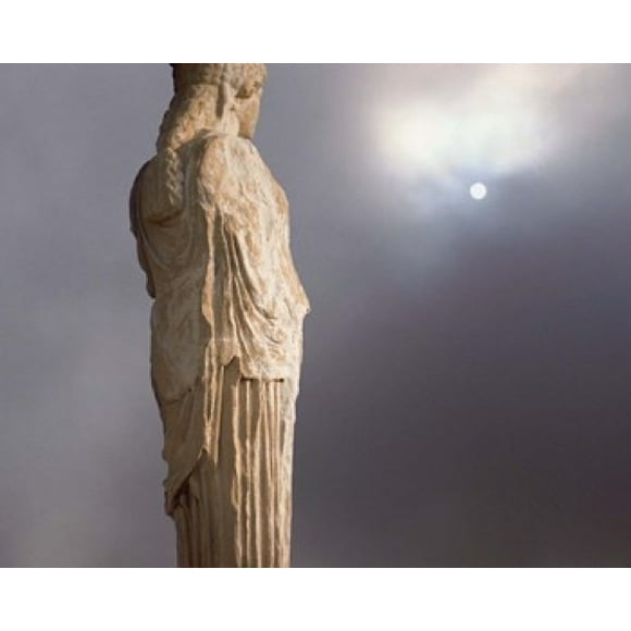 Sculptures of the Caryatid Maidens Support the Pediment of the Erecthion Temple, Adjacent to the Parthenon, Athens, Greece Poster Print by Jaynes Gallery (17 x 14) (17 x 14)