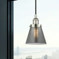 thumbnail image 7 of 616-1PH-AB-G62 Innovations Lighting Cone - 1 Light Mini Pendant In Industrial Style-9.5 Inches Tall and 6.25 Inches Wide-Antique Brass Finish-Clear, 7 of 7