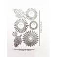 thumbnail image 4 of Moldes de corte Kashoer de metal con rosa 3D para scrapbooking, 4 of 6
