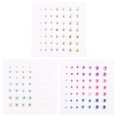 thumbnail image 1 of EeaseCA 6 Sheets Self-Adhesive Rhinestone Stickers DIY Face Nail Makeup Stickers, 1 of 7