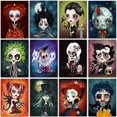 thumbnail image 2 of Kit de pintura de diamantes 5D DIY, niña, fantasma, Princesa de Halloween, mosaico de diamantes completo Cuadrado y Redondo, bordado, punto de cruz, decoración del hogar, 2 of 4
