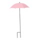 thumbnail image 5 of Sombrilla para plantas, tela de sombra, versátil, reutilizable, con estaca de tierra, bloqueador solar de 20 pulgadas Rosa, 5 of 8