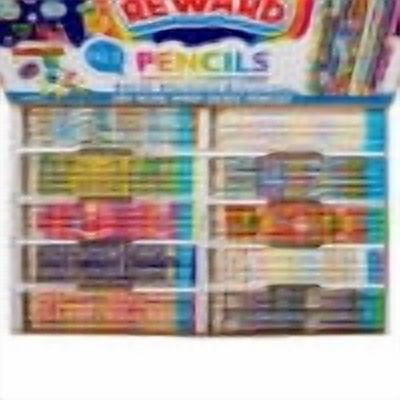 Cra-Z-Art Classroom Reward Pencils Classpack 250 Count Featuring 10 Unique Designs ,Pre-Sharpened Pencils