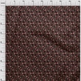thumbnail image 3 of oneOone Viscose Chiffon Fabric Leaves & Floral Block Printed Fabric 1 Yard 42 Inch Wide, 3 of 4