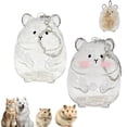 thumbnail image 3 of Pet Fur Keepsake Keychains Transparent Pet Hair Storage Charms, Portable Hamster Fur Collection Kit for Dog Cat Hamster Hair Memorial Keepsake Keyring, 3 of 8