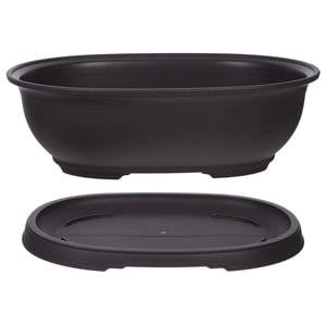 1 Set of Plastic Planter Pots Durable Plant Planter Pots Plastic Flower Pots