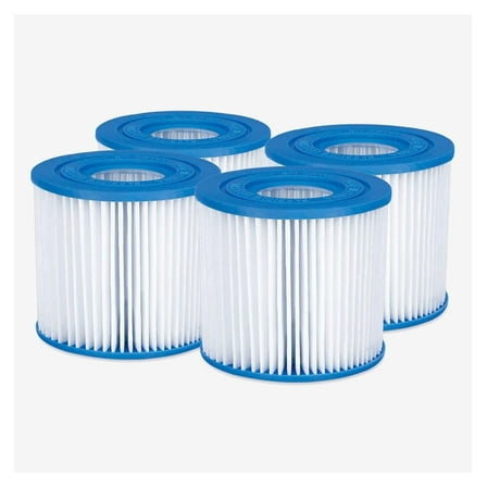 Type D Filter Cartridge 4-Pack, Replacement Pool Filter Cartridges, Adults