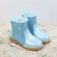 thumbnail image 1 of XIMIN Toddler Riding Boots Girls Princess Rhinestone Sparkly Boots Ponited Toe Mid Calf Ankle High Booties Mid-Calf Dress Up Party Boot, 1 of 8