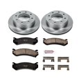 thumbnail image 3 of Power Stop Rear Stock Replacement Brake Pad and Rotor Kit KOE2036, 3 of 8