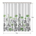 thumbnail image 5 of Waterproof Beautiful Colorful Floral Shower Curtain 72x72 Inch Boho Style Polyester Unique Shower Curtain for Bathroom Hotel Home Decor with 12 Plastic Hooks, 5 of 5
