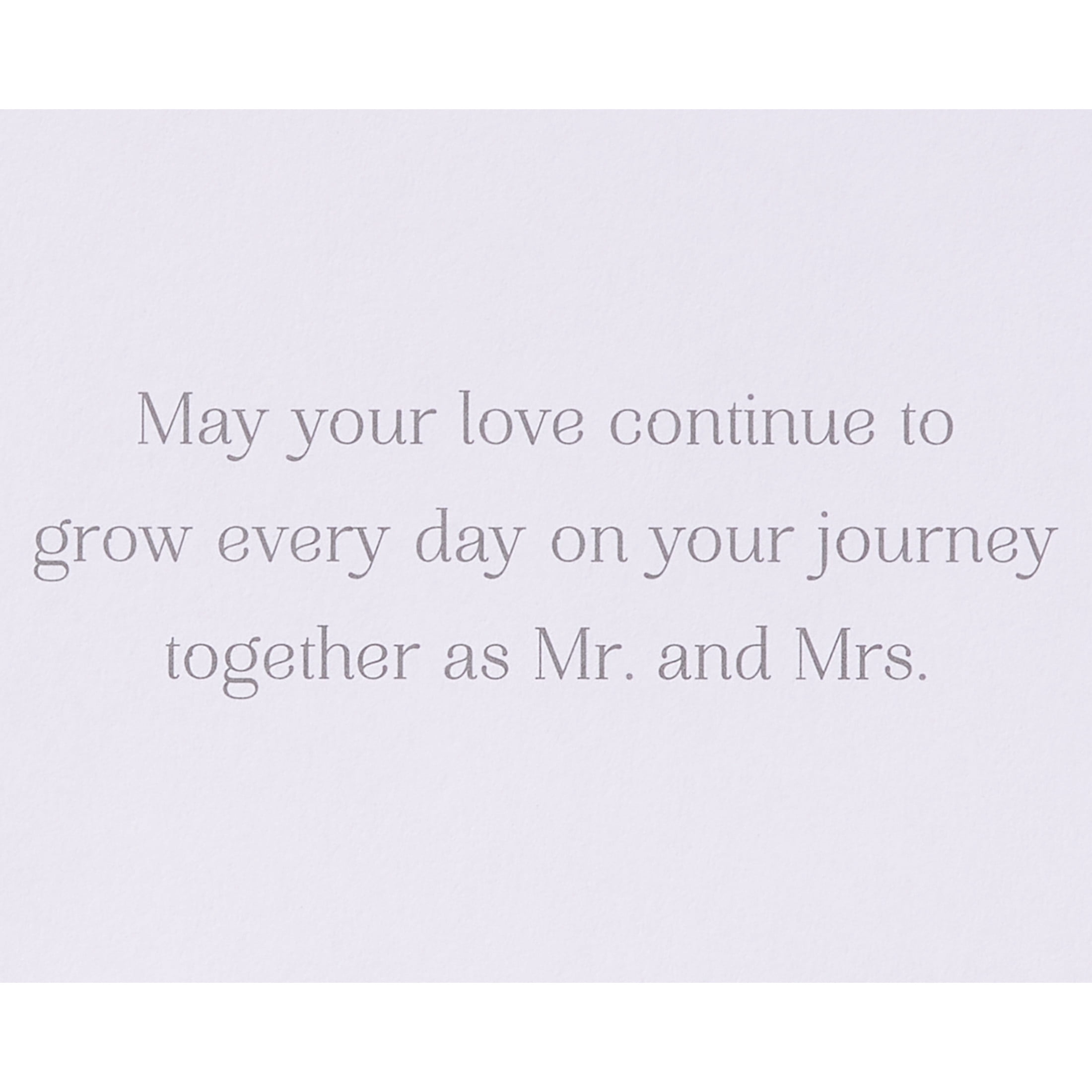 Papersong Premium Blank Wedding Card (Bride and Groom Outfits)