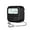 Black retro BB Machine + Hanging Chain, variant on Pager Cases for AirPods 4 Case Cover 2024,Sturdy Hard PC Protective for Apple AirPods 4th Generation Case for Men Women,AirPods 4 Accessories with Keychain