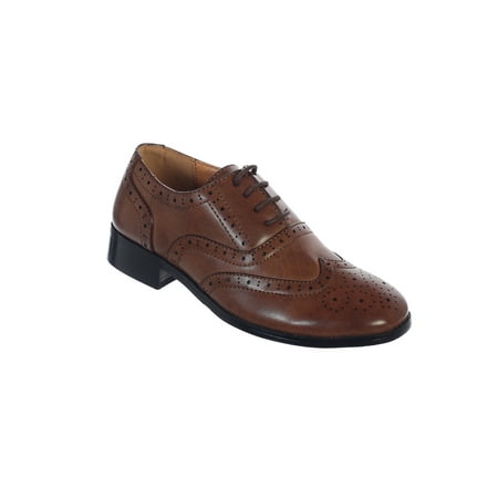 

Avery Hill Boys Lace-Up Formal Oxford Style Special Occasion Dress Shoes