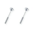 thumbnail image 2 of US 2-4Pc Stainless Steel Semi-Automatic Hand Push Egg Whisk Beater Mixer Blender, 2 of 4