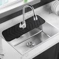 thumbnail image 2 of Tapete para grifo Cocina Fregadero de agua Protector contra salpicaduras Protector de encimera Negro Hugtrwg  Para estrenar, 2 of 6