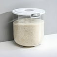 thumbnail image 3 of Tumotour Rangement de Riz pour la Maison, Anti-Insectes, Scellé, Boîte de Rangement de Riz de Qualité Alimentaire, Boîte de Riz 11 Lb, Réservoir de Rangement pour Nouilles de Riz de Cuisine, 3 of 6