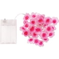 thumbnail image 6 of Battery Operated Flower String Lights ,10ft 30 LEDs Indoor Wall Decor Curtain Decorative Cherry Blossom Fairy Lighting for Home Wedding Birthday Christmas Bedroom, Valentine's Day Decorations, 6 of 7