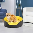 thumbnail image 2 of Nido de cesta redonda para mascotas en 3D para perros suaves, cama para gatos nte, alfombrilla de cojín para dormir para sofá para S Yuyangstore Perrera de cama lavable, 2 of 7