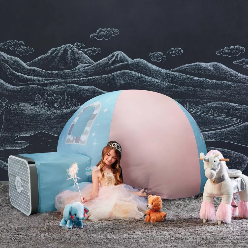 Fao Schwarz Inflatable Dome Princess Play Tents, Pink