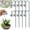 A-10pcs-Y6, variant on Disco Ball Garden Stakes Mini Disco Ball Garden Stake Shiny Mirror Ball Ornament on Metal Shepherd Hook for Indoor Outdoor Decor Flower Pots Lawn Pathway Yard Party,A-10pcs
