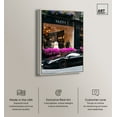 thumbnail image 2 of Lovely Spring Blossom Store and Car Canvas Fashion and Glam by Art Remedy, Silver Frame, 24" x 36", 2 of 7