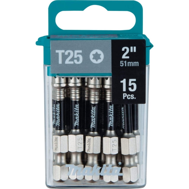 Broca de alimentación Makita E-01074 Impact XPS™ T25 Torx 2, 15/pack