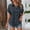 Dark Gray, variant on DuoJiaJ Ladies' Fashionable And Casual Solid Color Batsleeved Button Short Sleeved Shirt Women's Short Sleeve Shirts Brown L