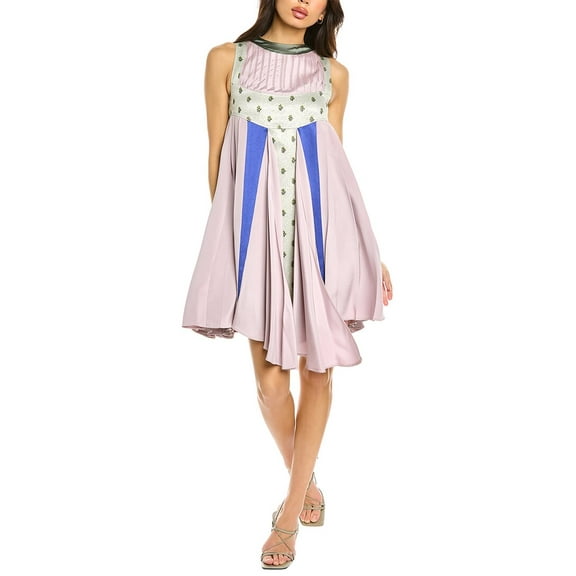 Valentino womens Silk Mini Dress, 40