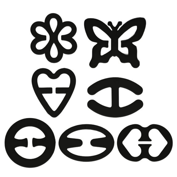 7Pcs Racerback Bra Strap Clip for Womens Anti Slip Conceals Bra Back Straps Clips Bra Strap Holders Bra Converting Clips