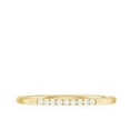 thumbnail image 4 of Rosec Jewels Moissanite Stackable Ring Enhancer in Scalloped Setting, 18K Yellow Gold, US 7.00, 4 of 8
