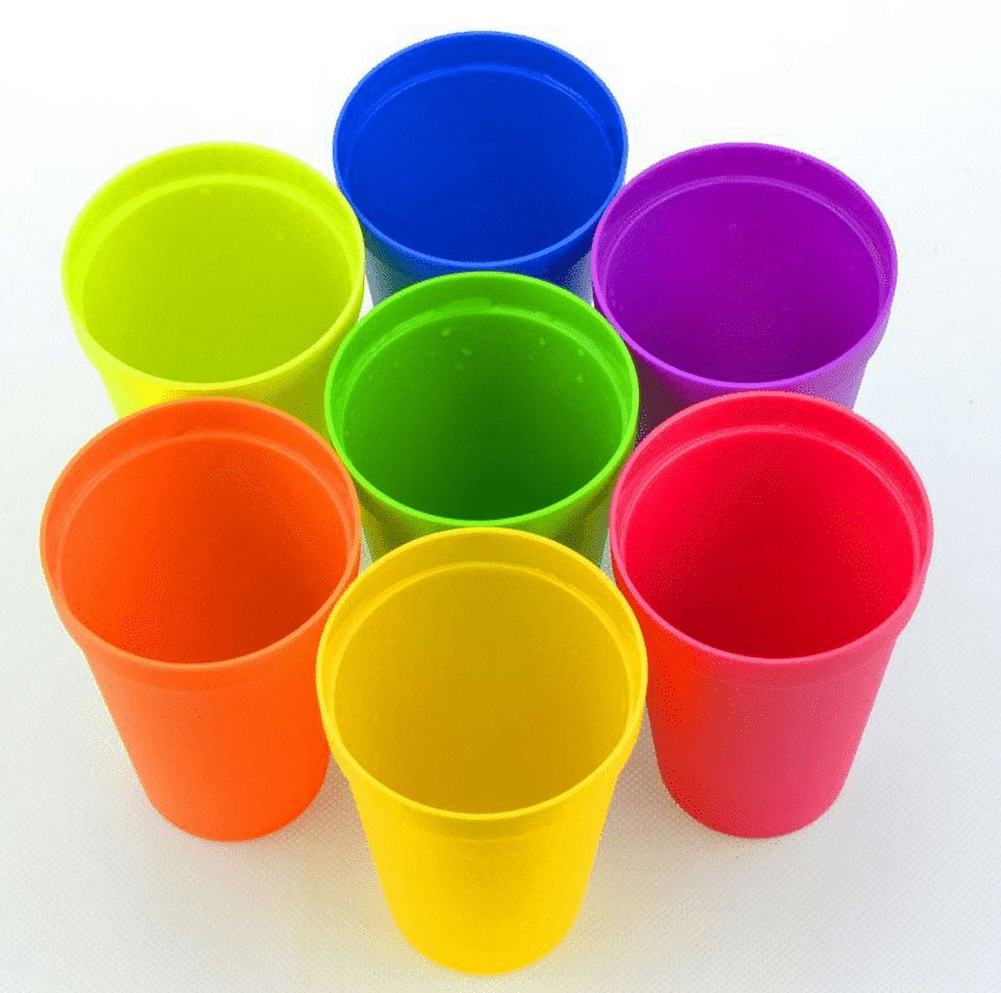 Eccliy Toddler Cups Kids Cups 8 oz Plastic Cups Reusable Cups Unbreakable  Plastic Drinking Cups Tumb…See more Eccliy Toddler Cups Kids Cups 8 oz