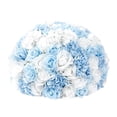 thumbnail image 2 of Efavormart Pre-Arranged Artificial Rose Wedding Centerpiece, Light Blue Silk Rose Flower Balls Arrangement Table Decor - 20", 2 of 5