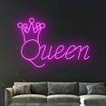 thumbnail image 4 of Queen Crown Neon Sign, Crown Queen Led Sign, Queen Crown Led Light, Home Decor, 4 of 5