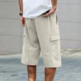thumbnail image 6 of Men's Cargo Shorts Outdoor Work Pants With Multiple Pockets Summer Casual Comfortable Lightweight Breathable, 6 of 9