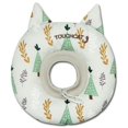thumbnail image 1 of Pet Life CA1WHSM Touchcat Ringlet Licking & Scratching Adjustable Pillow Cat Neck Protector, White - Small, 1 of 1