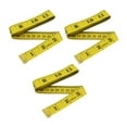 thumbnail image 5 of QDXFX 3Pcs 1.5M/60-inch Double-sided Tape Measure Mini Soft Measuring Tape Portable Tailor Sewing Cloth Weight Loss Body Measuring Tape Flexible Ruler Tape,White, 5 of 8