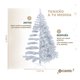 thumbnail image 4 of Árbol Navidad Pino Navideño Ramas Métalicas 2.20m Esquimal Color Blanco Plateado, 4 of 6