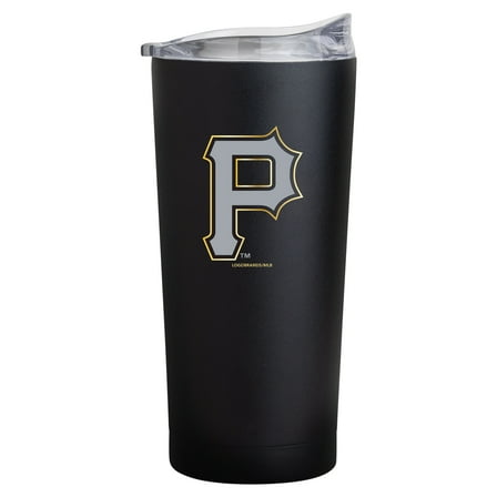 Pittsburgh Pirates Black Foil 20oz. Powder Coat Tumbler