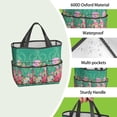thumbnail image 4 of Bright Paisley Garden Tools Bag, Water-proof Floral Oxford Garden Tote Home Organizer Gardening Tool Bag Kit Holder with 8 Pockets for Indoor and Outdoor Gardening(Tools Not Included), 4 of 4