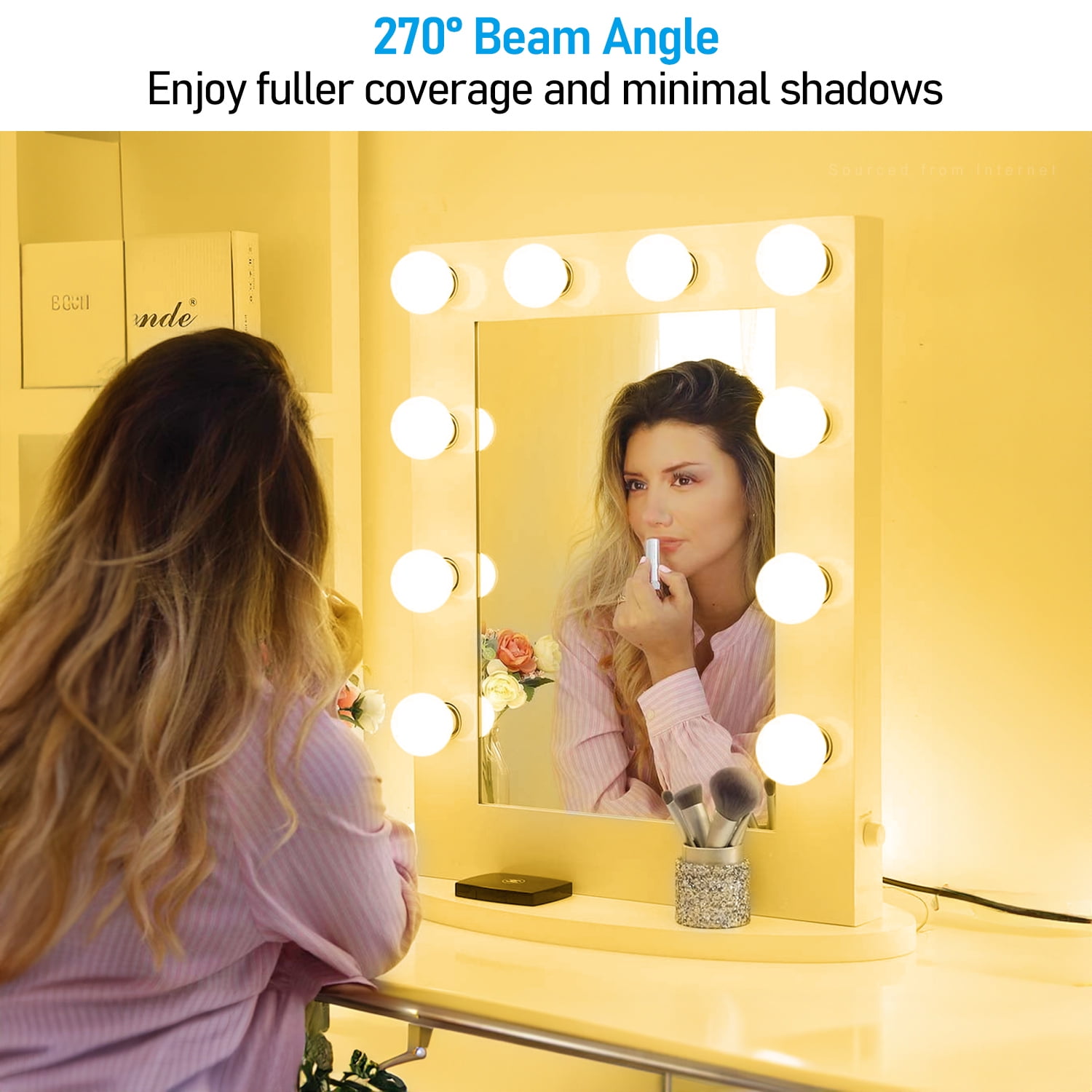 12 Pack G25 LED Globe Bulb, E26 Base, Ideal for Bathroom Vanity or Mirror, Dimmable, 2700K Soft White