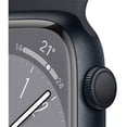 thumbnail image 4 of Apple Watch Series 8 (GPS) 45mm Midnight Aluminum Case with Midnight Sport Band - Medium/Large - Refurbished (Good), 4 of 4