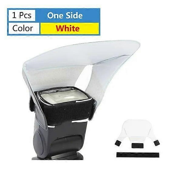 1pcs 3 in 1 Camera Flash Diffuser Softbox Double-sided Photo Flash Light Reflector For Canon Cameras Foldable Speedlite