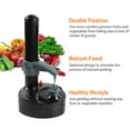 thumbnail image 7 of Rirozkan Electric Peeler, Automatic Vegetable Peeler, Fruit Potato Peeler, Cordless Peeler, Easy Operation, for Kitchen Cooking Prep, Requires 4 AA Batteries, Black, 7 of 7