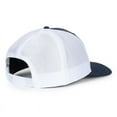 thumbnail image 6 of Blank and Custom Outdoor Cap OC771PF Low Pro Ladies Trucker, Soft Snap Closure-Navy/White, 6 of 8
